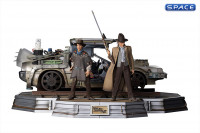 1/10 Scale DeLorean Full Set Deluxe Art Scale Statue (Back to the Future 3)