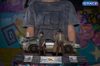 1/10 Scale DeLorean Full Set Deluxe Art Scale Statue (Back to the Future 3)