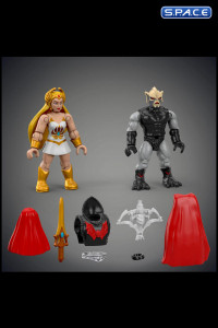 She-Ra vs. Hordak & Monstroid Mega Construx (Masters of the Universe)