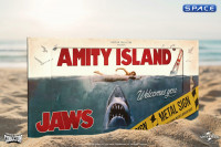 Amity Island welcomes you Metal Sign (Jaws)