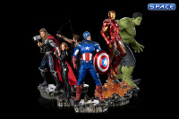 1/10 Scale Captain America Battle of NY BDS Art Scale Statue (Avengers)