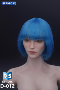 1/6 Scale Antonia Head Sculpt (blue hair)