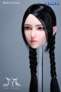 1/6 Scale Anh Head Sculpt (black hair with pigtail)