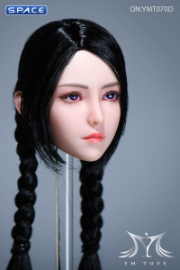 1/6 Scale Anh Head Sculpt (black hair with pigtail)