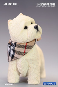 1/6 Scale white West Highland Terrier Version A