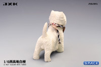 1/6 Scale white West Highland Terrier Version A