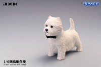 1/6 Scale white West Highland Terrier Version B