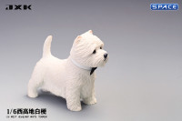 1/6 Scale white West Highland Terrier Version B