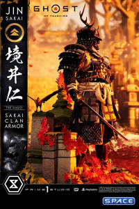 1/4 Scale Jin Sakai The Ghost Sakai Clan Armor Ultimate Premium Masterline Statue (Ghost of Tsushima)