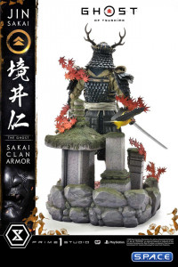 1/4 Scale Jin Sakai The Ghost Sakai Clan Armor Ultimate Premium Masterline Statue (Ghost of Tsushima)