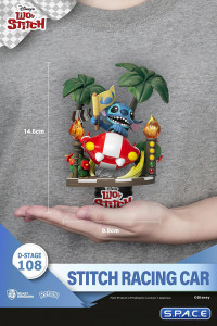 Stitch Racing Car Diorama Stage 108 (Lilo & Stitch)