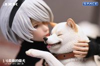 1/6 Scale Play Cute Shiba Inu (white)