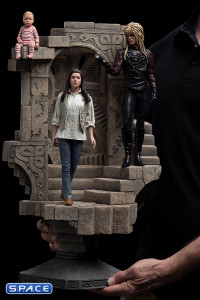 Jareth and Sarah in the Illusionary Maze Statue (Labyrinth)