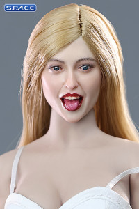 1/6 Scale Naughty Girl Yoki Head Sculpt (blonde hair)