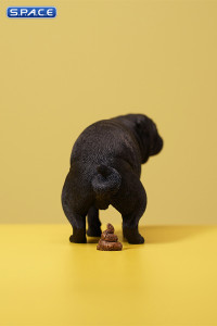 1/6 Scale half squatting Pug (black)