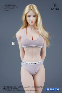 1/6 Scale female underwear (light pink)