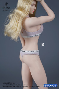 1/6 Scale female underwear (light pink)