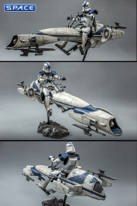 1/6 Scale Commander Appo and BARC Speeder TV Masterpiece TMS076 (Star Wars - The Clone Wars)