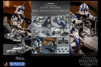 1/6 Scale Heavy Weapons Clone Trooper and BARC Speeder with Sidecar TV Masterpiece TMS077 (Star Wars - The Clone Wars)