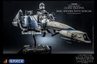 1/6 Scale Heavy Weapons Clone Trooper and BARC Speeder with Sidecar TV Masterpiece TMS077 (Star Wars - The Clone Wars)