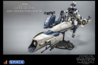 1/6 Scale Heavy Weapons Clone Trooper and BARC Speeder with Sidecar TV Masterpiece TMS077 (Star Wars - The Clone Wars)