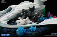 Lightning Fury and Night Lightning Statue (How to Train Your Dragon)