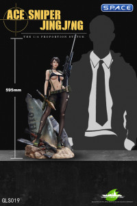 Ace Sniper Jing Jing Statue