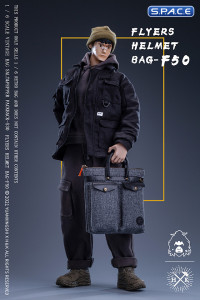 1/6 Scale Flyers Helmet Bag F50 (black pepper salt)