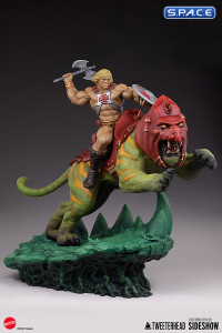 He-Man & Battle Cat Classic Deluxe Maquette (Masters of the Universe)