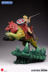 He-Man & Battle Cat Classic Deluxe Maquette (Masters of the Universe)