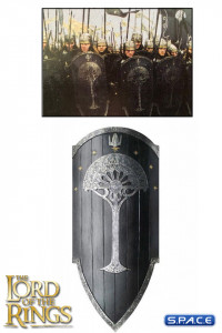 1:1 Gondorian Shield with War Banner Life-Size Replica (Lord of the Rings)