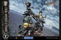 1/4 Scale Eren, Mikasa & Armin Ultimate Premium Masterline Statue (Attack on Titan)