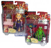 Set of 2 : Kermit & Miss Piggy (Muppets Series One)