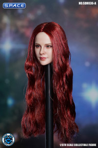 1/6 Scale Chloe Head Sculpt (red hair)