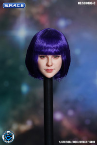 1/6 Scale Chloe Head Sculpt (purple hair)