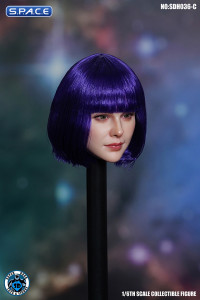 1/6 Scale Chloe Head Sculpt (purple hair)