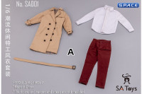 1/6 Scale male Trench Coat Set (beige)