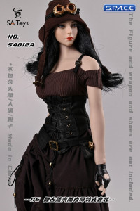 1/6 Scale Vintage female Steampunk Set Version A