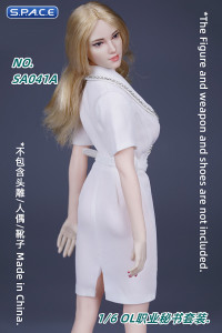 1/6 Scale Secretary Clothing Set (white)