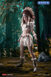 1/6 Scale White Mohegan Huntress Attire