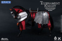 1/6 Scale Armored War Horse of Tournament Knight - Black & Red Version (Empire Legend)