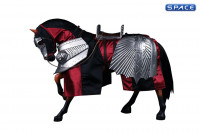 1/6 Scale Armored War Horse of Tournament Knight - Black & Red Version (Empire Legend)