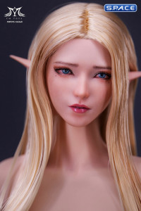 1/6 Scale Elf Twin Ai Head Sculpt (blonde hair)