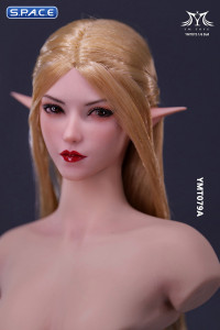 1/6 Scale Elf Twin Mei Head Sculpt (blonde hair)