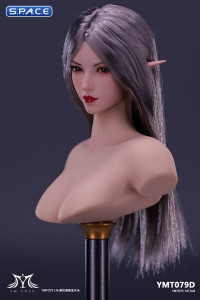 1/6 Scale Elf Twin Mei Head Sculpt (silver hair)