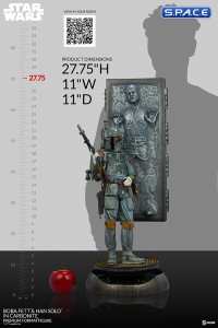 Boba Fett and Han Solo in Carbonite Premium Format Figure (Star Wars)