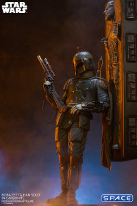 Boba Fett and Han Solo in Carbonite Premium Format Figure (Star Wars)