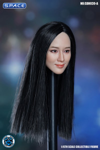 1/6 Scale Kirumi Head Sculpt (long black hair)