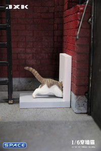 1/6 Scale Cat through the Wall (brown)