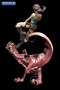 Lara vs. Raptor Mini Epics Vinyl Figure (Tomb Raider)